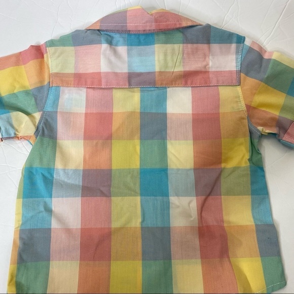 Toddler boy two piece set button down shirt and shorts 24 month - Picture 5 of 11